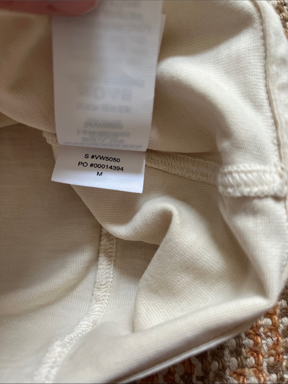 Vuori Mackenzie Jacket Cream Natural Heavyweight Cotton Knit Shacket Size M - Picture 11 of 13